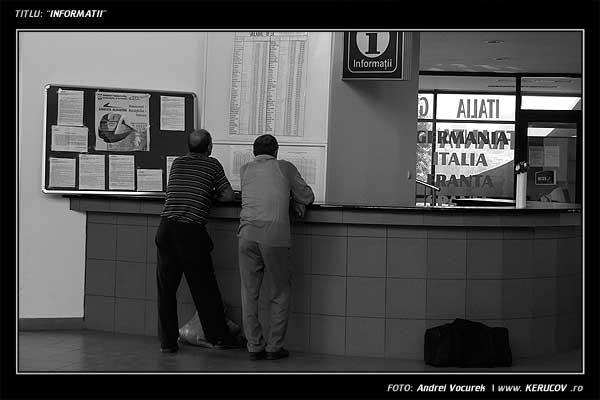 Fotografia: "Informatii" - Setul: "Portrete cu, din si pentru suflet", din Bucuresti / Bucharest, Romania / Roumanie, cu aparat Konica Minolta Dynax 5D, data 2005-08-13 KERUCOV .ro © 1997 - 2008 || Andrei Vocurek