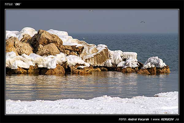 Fotografia: "Dig" - Setul: "Iarna la Marea Neagra", din Constanta, Romania / Roumanie, cu aparat Konica Minolta Dynax 5D, data 2006-02-11 KERUCOV .ro © 1997 - 2008 || Andrei Vocurek