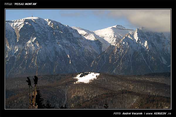 Fotografia: "Peisaj montan" - Setul: "Pasul peste munti", din Muntii Bucegi, Romania / Roumanie, cu aparat Konica Minolta Dynax 5D, data 2006-01-29 KERUCOV .ro © 1997 - 2008 || Andrei Vocurek
