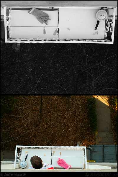 Fotografia: "Semne intre vecini" - Setul: "Portrete cu, din si pentru suflet", din Bucuresti / Bucharest, Romania / Roumanie, cu aparat Konica Minolta Dynax 5D, data 2007-01-21 KERUCOV .ro © 1997 - 2008 || Andrei Vocurek